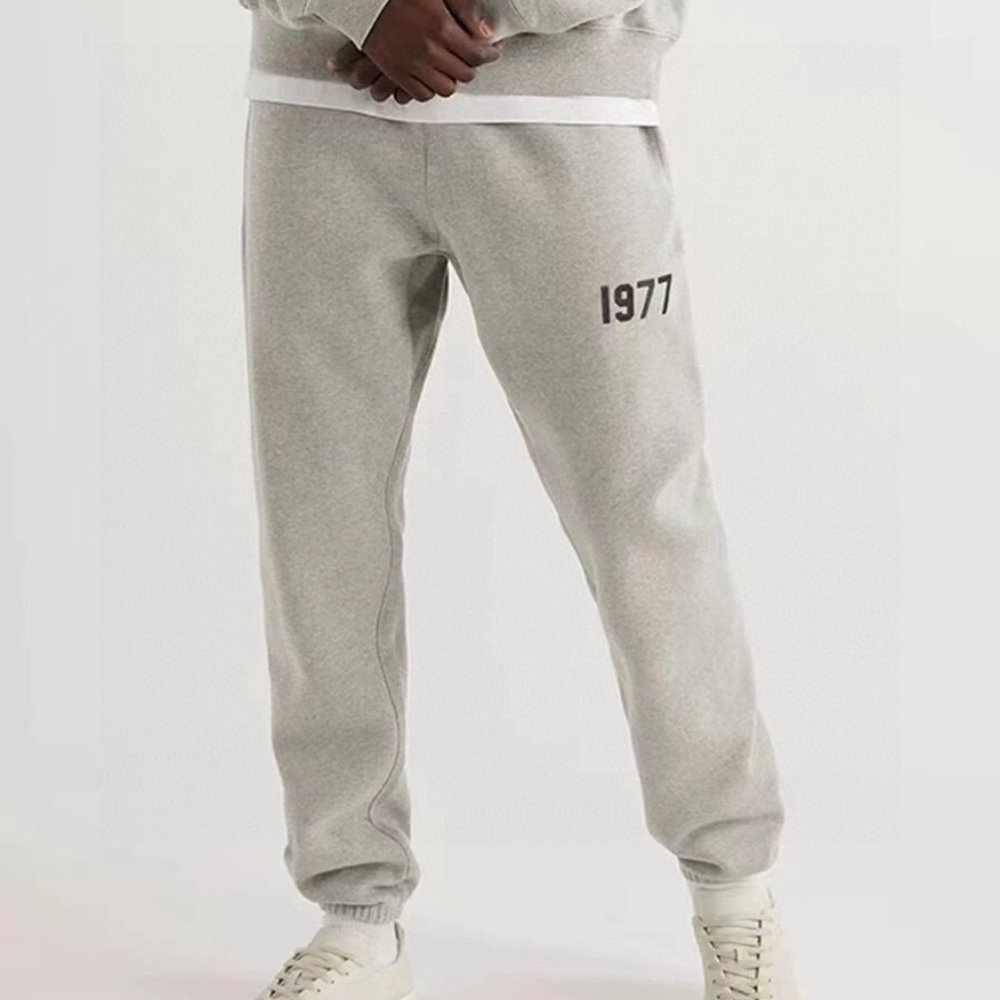 FOG drawstring flocking 1977 wool trousers